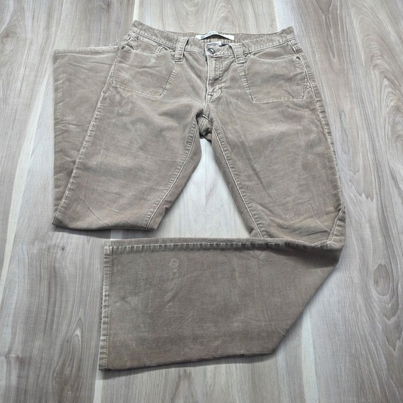 GAP Pants - Gap Corduroy Pants Low Rise Bootcut Vintage Y2K Tan Khaki 8R Womens Stretch 2007
